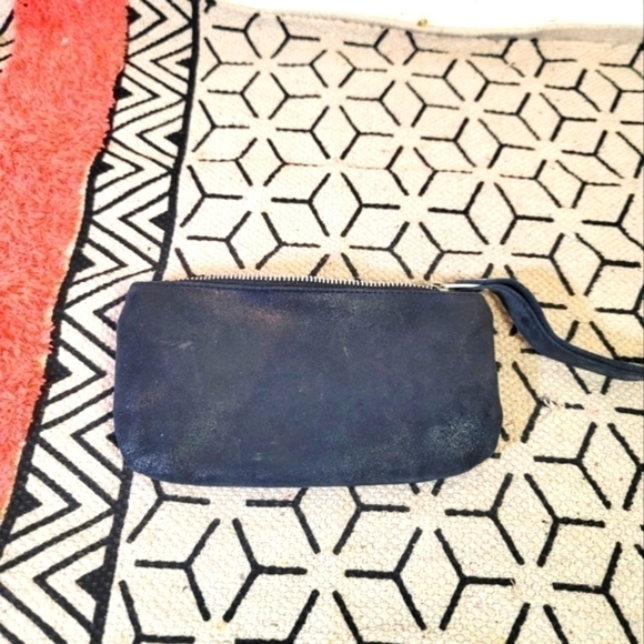 CoFi Metallic Black Sparkle Wristlet Pouch - Picture 2 of 7